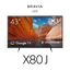 43" X80J | 4K Ultra HD | High Dynamic Range (HDR) | Smart TV (Google TV)