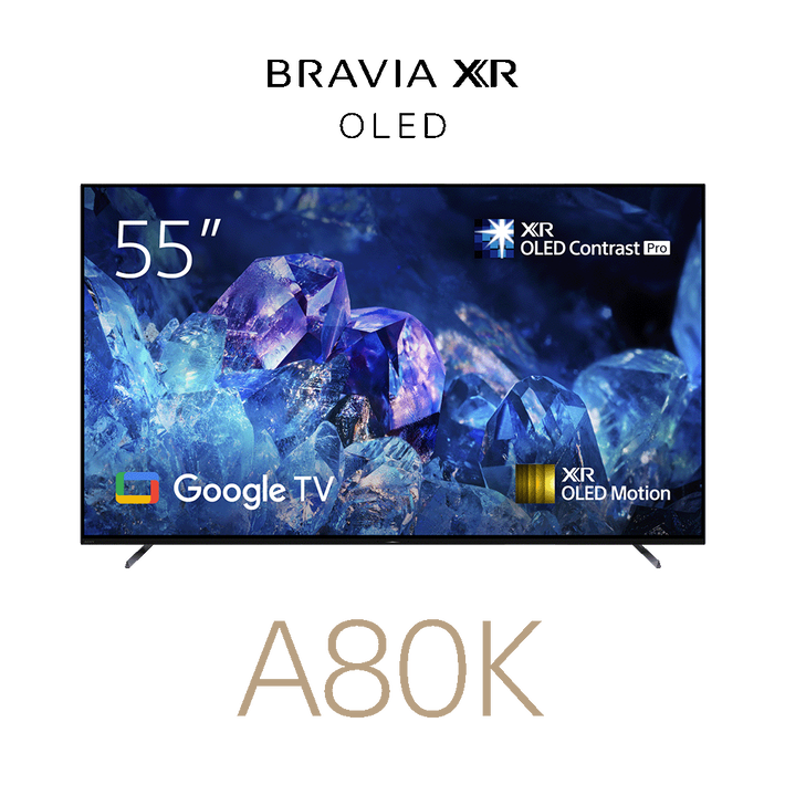 55" A80K | BRAVIA XR | OLED | 4K Ultra HD | High Dynamic Range (HDR) | Smart TV (Google TV), , product-image
