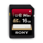 16GB SDHC UHS-1 Class 10 Memory Card UX Series, , hi-res