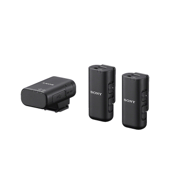 ECM-W3 Wireless Microphone with Charging Case - 2 Mics,  ECM-W3 Wireless Microphone with Charging Case - 2 Mics, , hi-res
