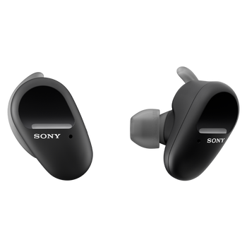 WF SP800N Truly Wireless Noise Cancelling Headphones for Sports Black