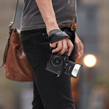 HVL-F28RM External Flash with Wireless Radio Control ,  HVL-F28RM External Flash with Wireless Radio Control , , lifestyle-image