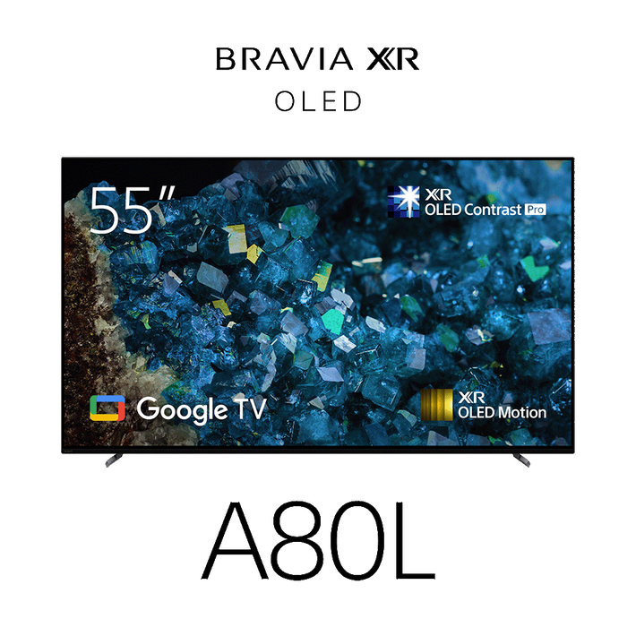 55" A80L | BRAVIA XR | OLED | 4K Ultra HD | High Dynamic Range (HDR) | Smart TV (Google TV), , product-image