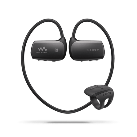 WS Series Waterproof MP3 4GB Walkman with Bluetooth (Black), , hi-res