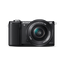 a5000 E-mount Camera with APS-C Sensor and 16-50 mm Zoom Lens