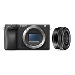 Alpha 6400 Premium Digital E-mount APS-C Camera Kit with 16-50mm Lens (Black), , hi-res