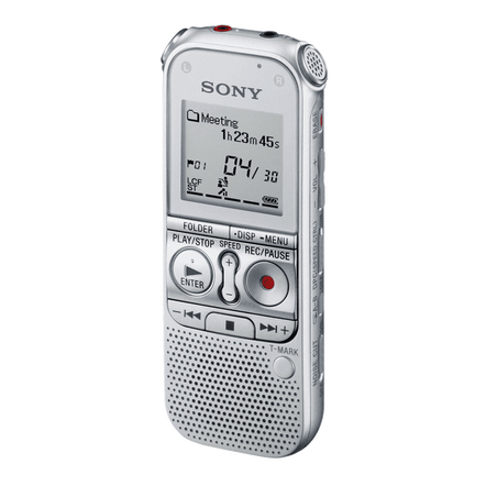 2GB AX Series Digital Voice Recorder with expandable memory capabilities (Silver), , hi-res