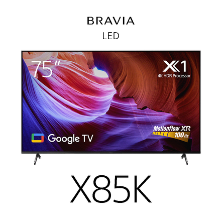 75" X85K | 4K Ultra HD | High Dynamic Range (HDR) | Smart TV (Google TV), , hi-res