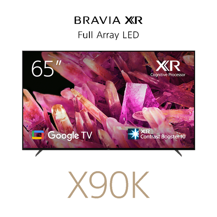 65" X90K | BRAVIA XR | Full Array LED | 4K Ultra HD | High Dynamic Range HDR | Smart TV (Google TV), , product-image