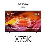 50" X75K | 4K Ultra HD | High Dynamic Range (HDR) | Smart TV (Google TV), , hi-res