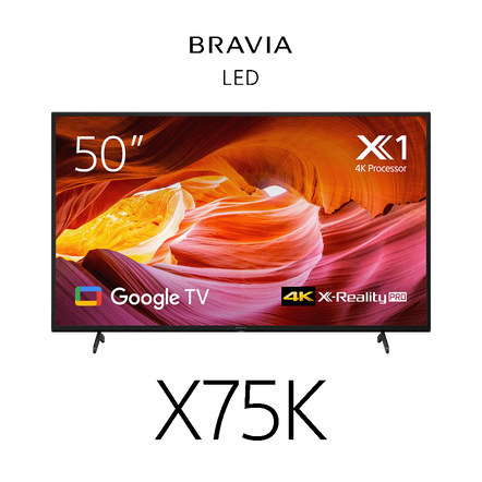 50" X75K | 4K Ultra HD | High Dynamic Range (HDR) | Smart TV (Google TV), , hi-res