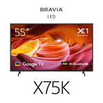 55" X75K | 4K Ultra HD | High Dynamic Range (HDR) | Smart TV (Google TV), , hi-res