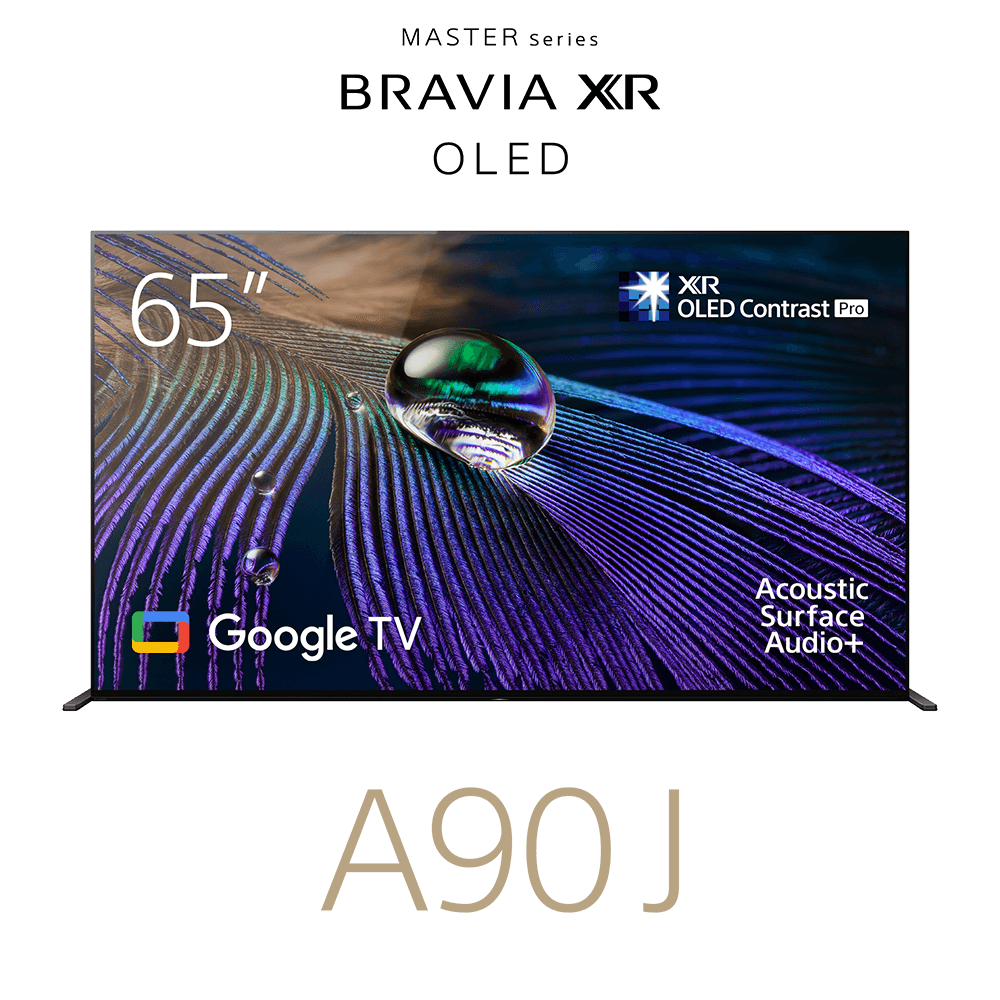 65" A90J | BRAVIA XR | MASTER Series OLED | 4K Ultra HD | High Dynamic Range | Smart TV (Google TV), , product-image