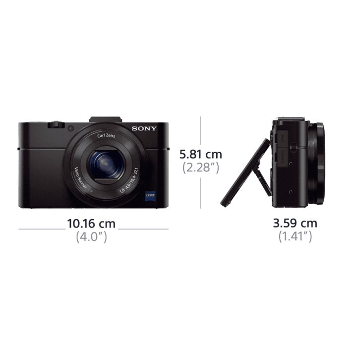RX100 II Digital Compact Camera with 3.6x Optical Zoom, , product-image