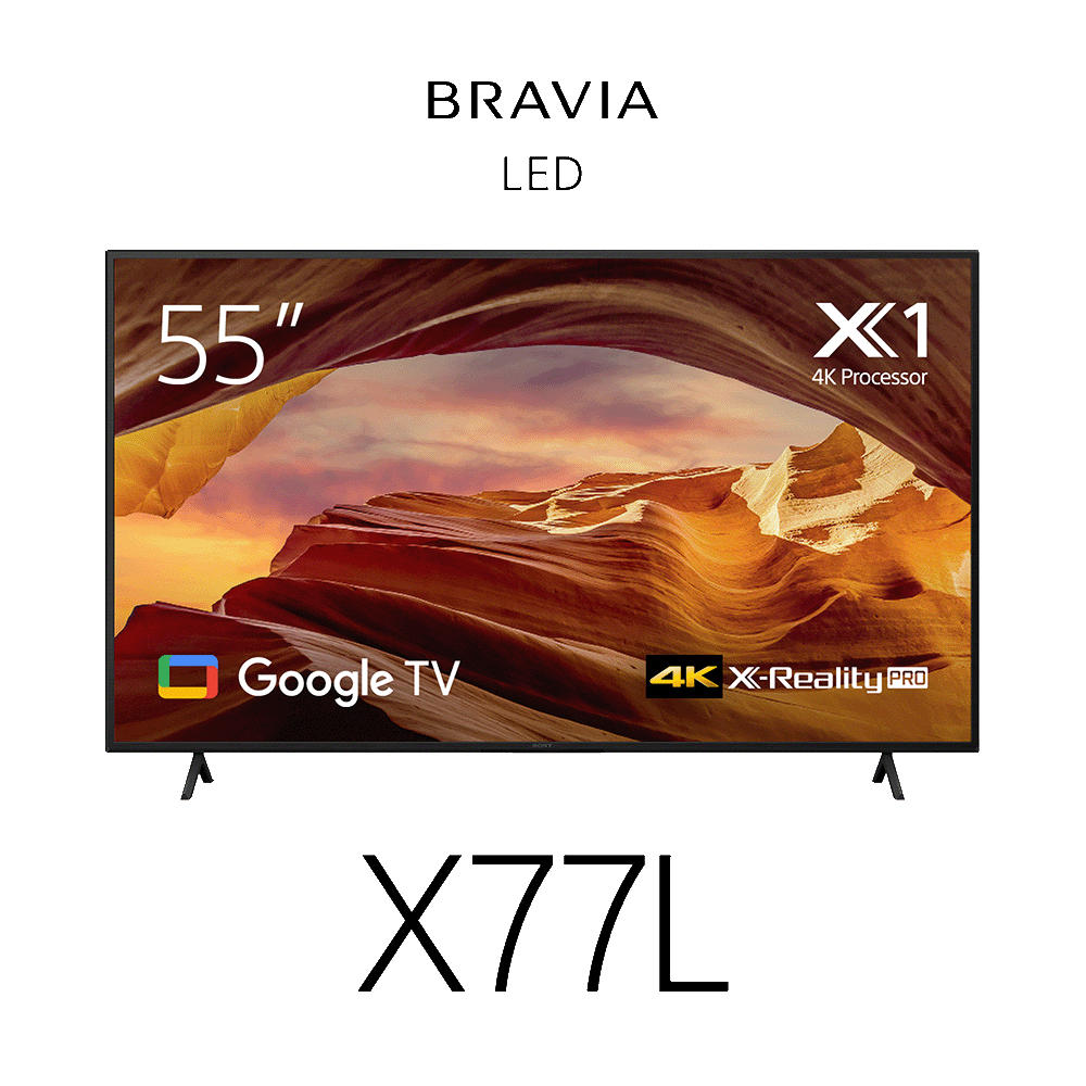 55" X77L / 4K Ultra HD / High Dynamic Range (HDR) / Smart TV (Google TV), , product-image