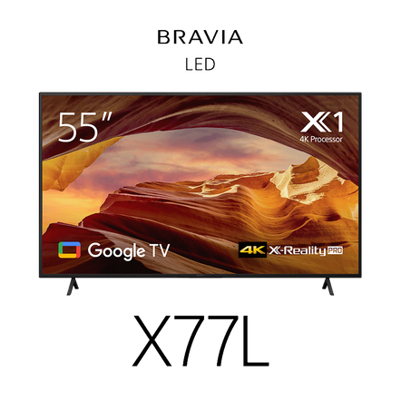 55" X77L / 4K Ultra HD / High Dynamic Range (HDR) / Smart TV (Google TV), , hi-res