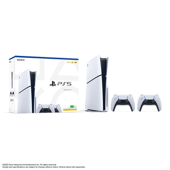 PlayStation 5 Console (Slim) - Two DualSense Wireless Controllers Bundle, , hi-res