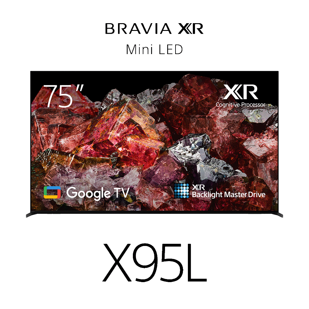 75" X95L | BRAVIA XR | Mini LED | 4K Ultra HD | High Dynamic Range (HDR) | Smart TV (Google TV), , product-image