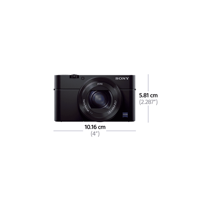RX100 III Digital Compact Camera with 2.9x Optical Zoom, , product-image