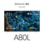 77" A80L | BRAVIA XR | OLED | 4K Ultra HD | High Dynamic Range (HDR) | Smart TV (Google TV)