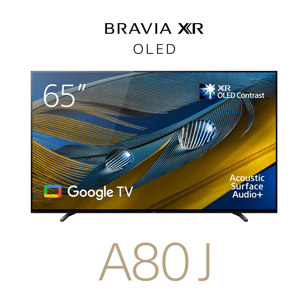 65" A80J | BRAVIA XR | OLED | 4K Ultra HD | High Dynamic Range (HDR) | Smart TV (Google TV), , product-image