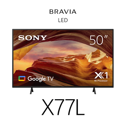 50" X77L | 4K Ultra HD | High Dynamic Range (HDR) | Smart TV (Google TV), , hi-res