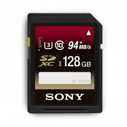 128GB SDXC UHS-1 Class 10 Memory Card UX Series, , hi-res