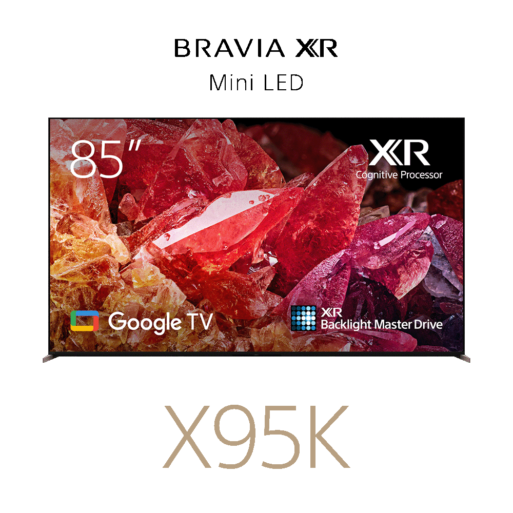 85" X95K / BRAVIA XR / Mini LED / 4K Ultra HD / High Dynamic Range (HDR) / Smart TV (Google TV), , product-image