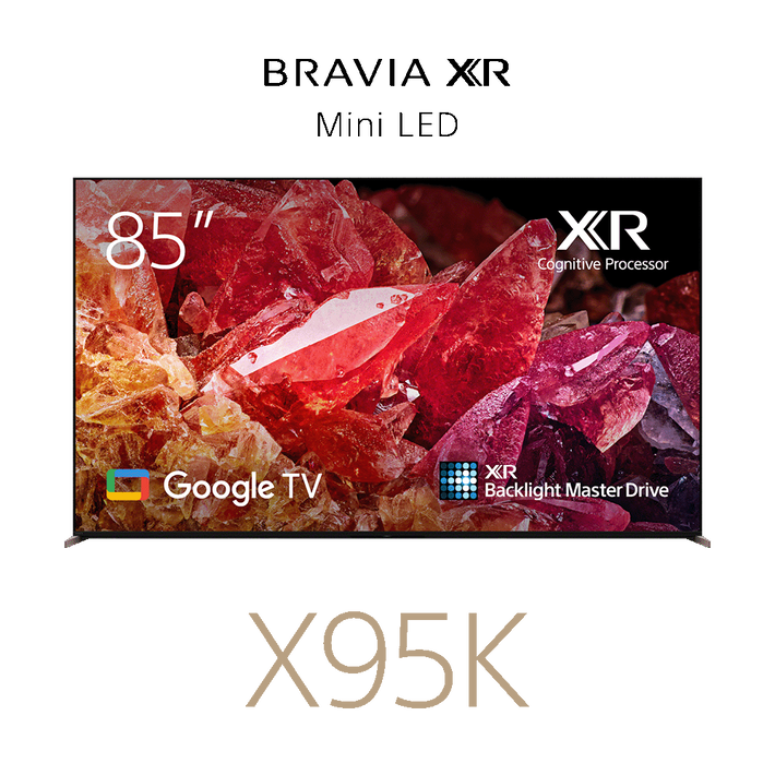 85" X95K / BRAVIA XR / Mini LED / 4K Ultra HD / High Dynamic Range (HDR) / Smart TV (Google TV), , product-image
