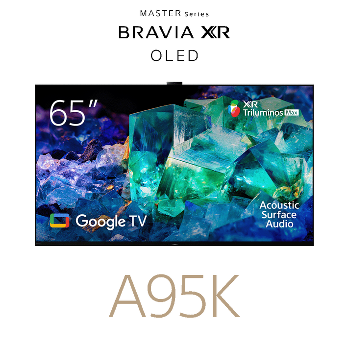 65" A95K | BRAVIA XR | MASTER Series OLED | 4K Ultra HD | High Dynamic Range | Smart TV (Google TV), , product-image