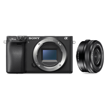 Alpha 6400 Premium Digital E-mount APS-C Camera Kit with 16-50mm Lens (Black), , hi-res
